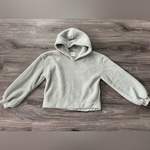 🔵Teal Abercrombie and fitch medium fleece plush hoodie
